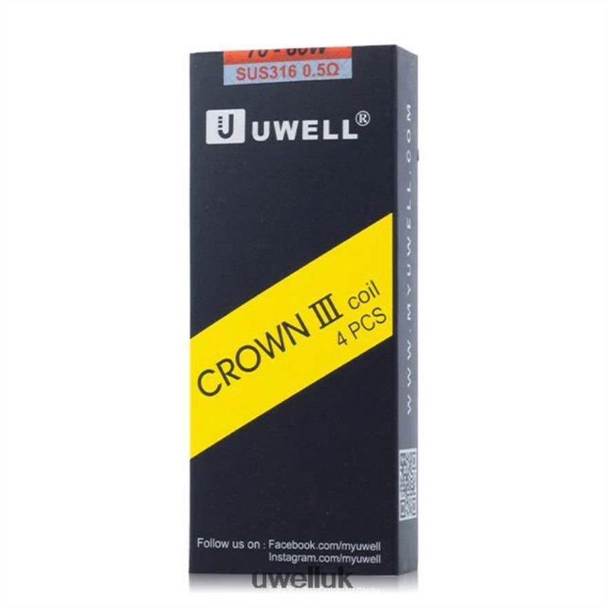 UWELL CROWN 3 COILS (4-PACK) UN2 Mesh 0.23ohm 4P2XFT94 - UWELL Vape Mod