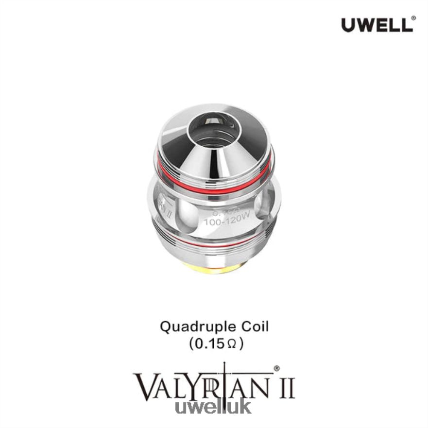 UWELL VALYRIAN 2 REPLACEMENT COILS (2-PACK) Quadruple 0.15ohm 4P2XFT31 - UWELL London