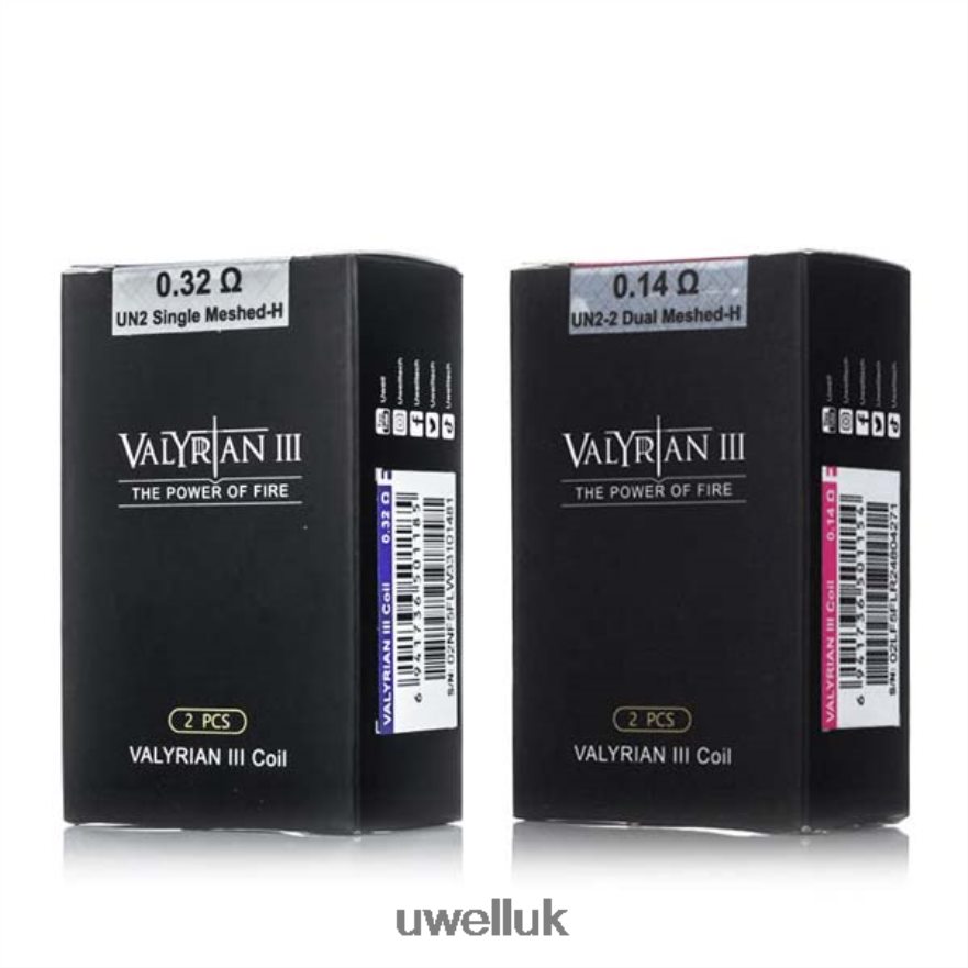 UWELL VALYRIAN 3 REPLACEMENT COILS | 2-PACK FeCrAI 0.14ohm 4P2XFT20 - UWELL Vape UK