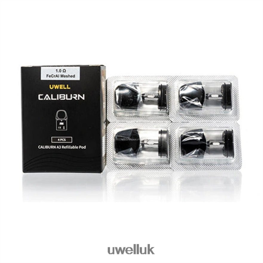 UWELL CALIBURN A3 REPLACEMENT PODS | 4-PACK 1.0ohm 4P2XFT18 - UWELL Vape Flavour