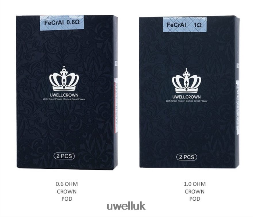 UWELL CROWN PODS (2-PACK) 1.0ohm 4P2XFT266 - UWELL Vape Refill