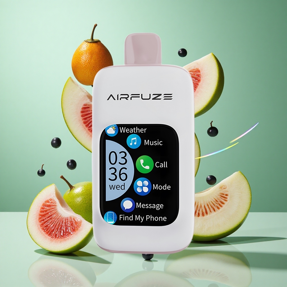 AirFuze Smart 30000 Puffs Berry Burst UK wholesale vapes with 2.01"TFT touch screen