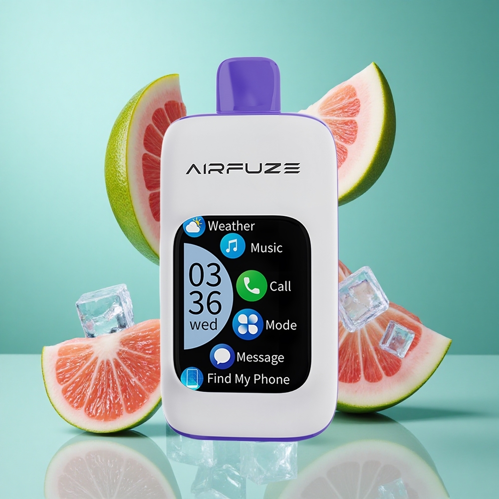 AirFuze Smart 30000 Puffs Disposable Pod Blue Razz Ice UK wholesale vapes 900mAh Type-C