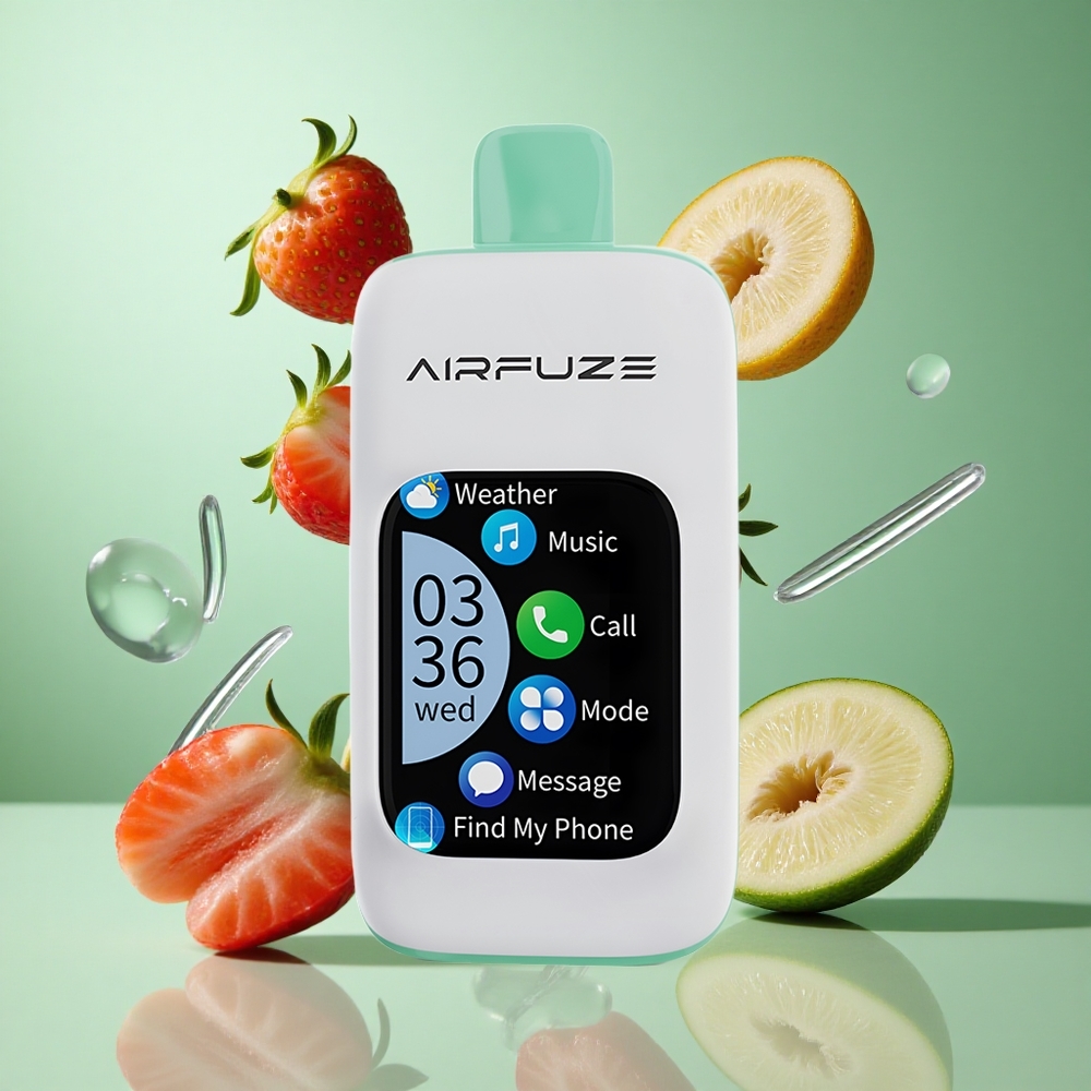 AirFuze Smart 30000 Puffs Disposable Strawberry Summertime UK wholesale vapes with 2.01"TFT touch screen