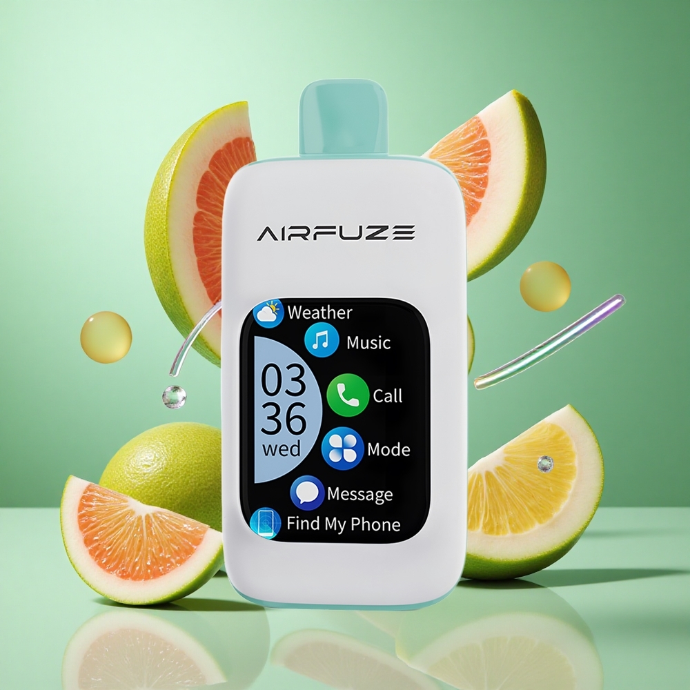 AirFuze Smart 30000 Puffs Rainbow Fruit Burst UK Wholesale Vapes with 2.01" Touch Screen