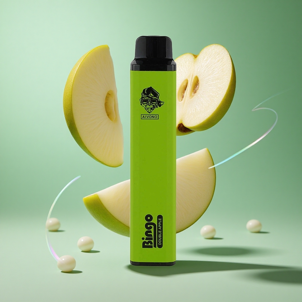 Aivono AIM BINGO 4000 Puffs Double Apple UK wholesale vapes 1000mAh rechargeable battery