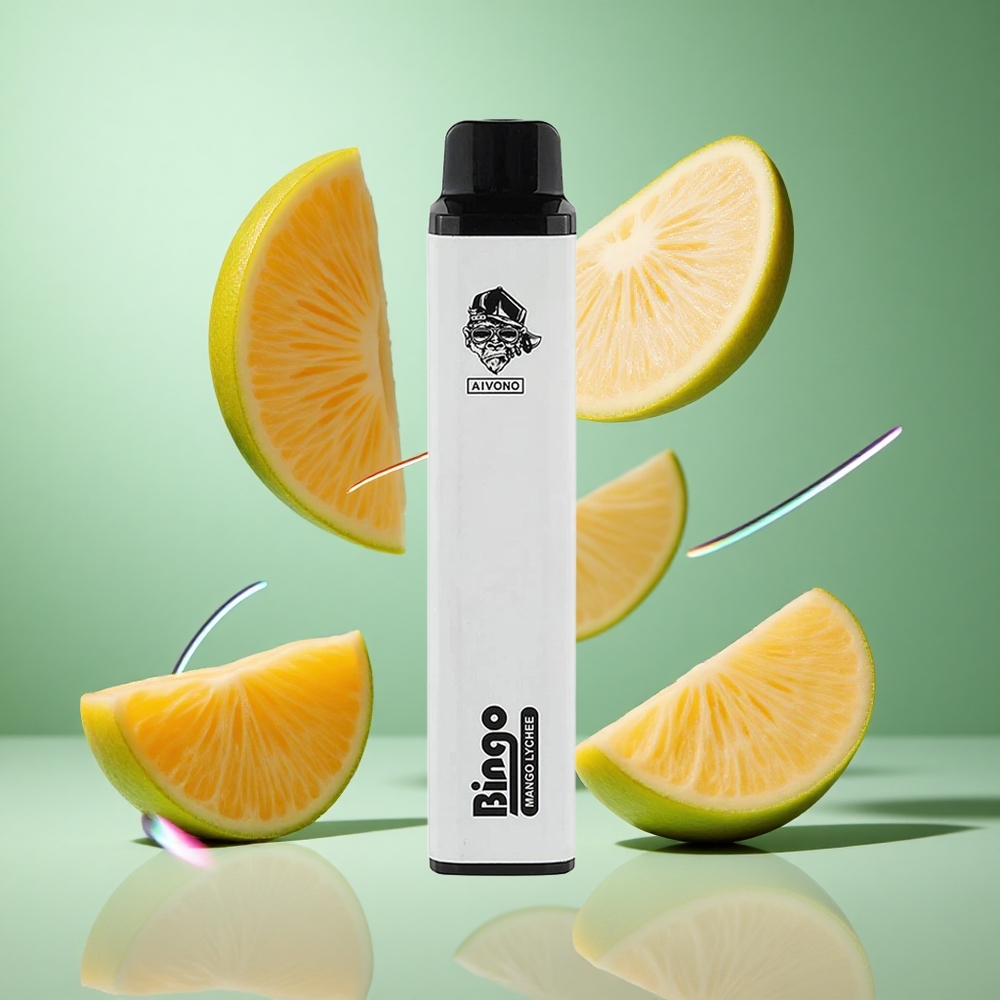 Aivono AIM BINGO 4000 Puffs Mango Lychee UK Wholesale Vapes 1000mAh Rechargeable