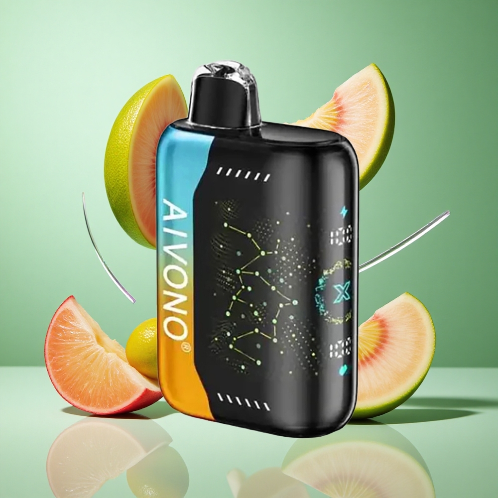 Aivono AIM BOOM 25000 Puffs Raspberry Peach Lime UK Wholesale Vapes 28ml E-Liquid Capacity