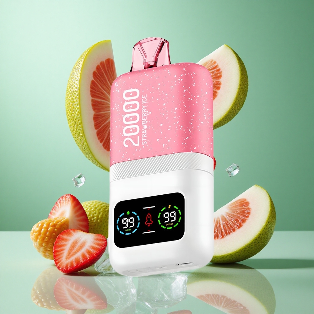 Aivono AIM MAGIC 20000 Puffs Strawberry Ice UK Wholesale Vapes Dual Mesh Coils