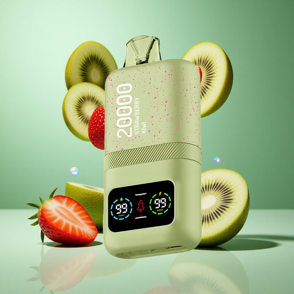 Aivono AIM MAGIC 20000 Puffs Strawberry Kiwi UK Wholesale Vapes Dual Mesh Coils