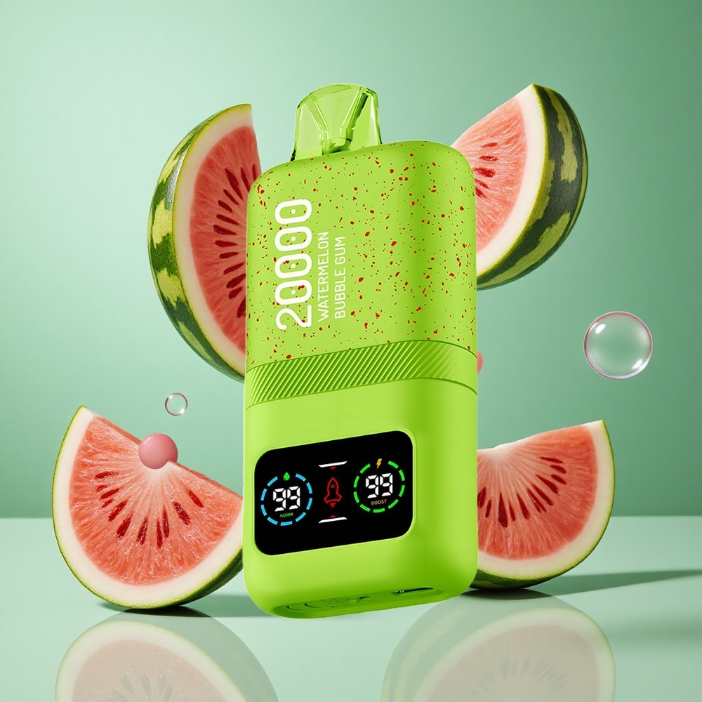 Aivono AIM MAGIC 20000 Puffs Watermelon Bubble Gum UK wholesale vapes Dual Mesh Coils Type-C