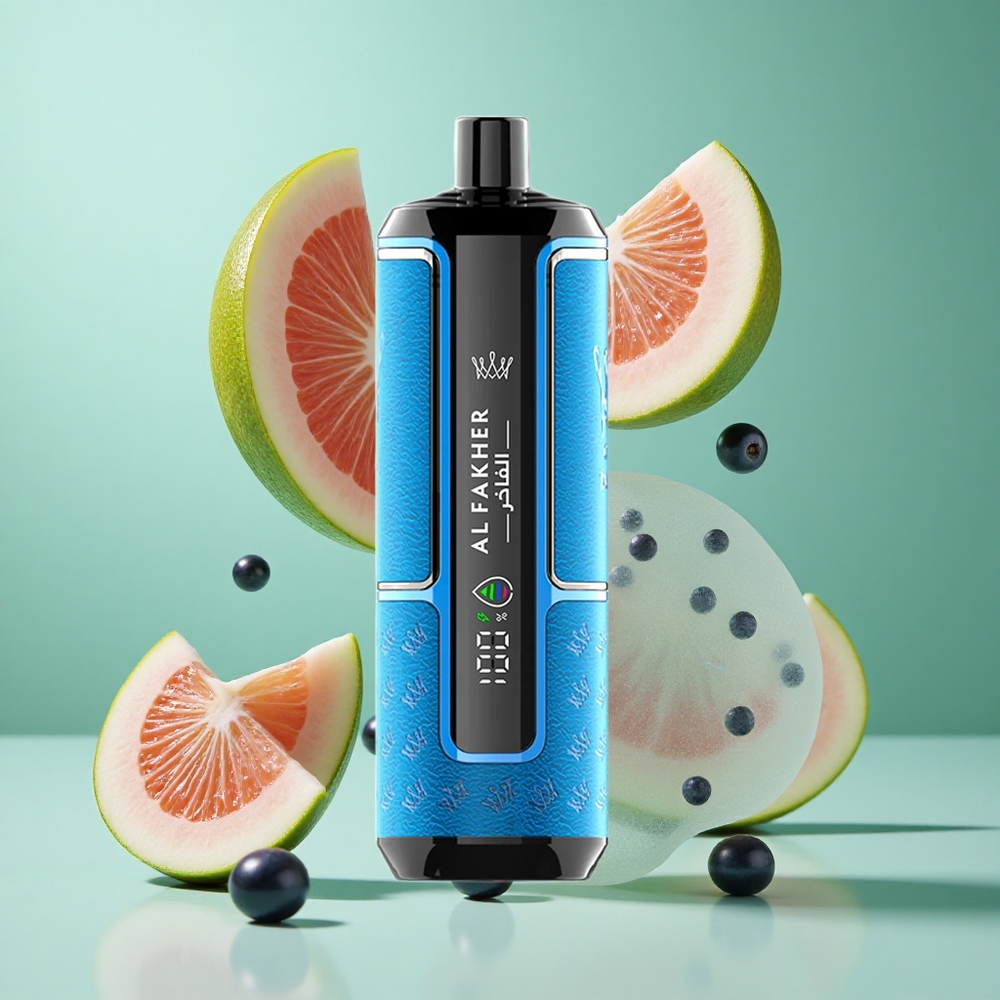 Al Fakher Crown Bar 15K Hypermax Disposable Vape Kit Blueberry Gum 22ml 15,000 Puffs UK Wholesale Vapes