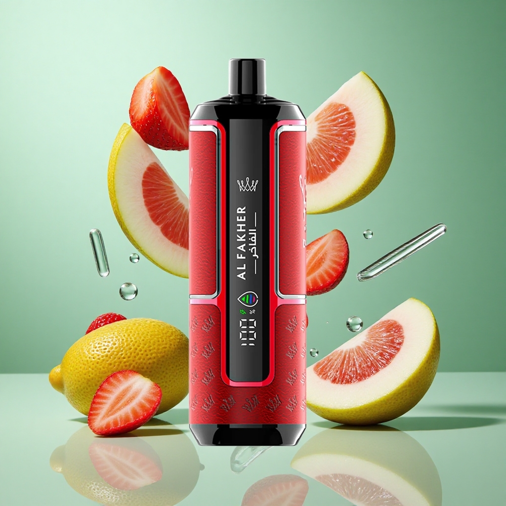 Al Fakher Crown Bar 15K Hypermax Strawberry Punch UK Wholesale Vapes 22ml 15K Puffs