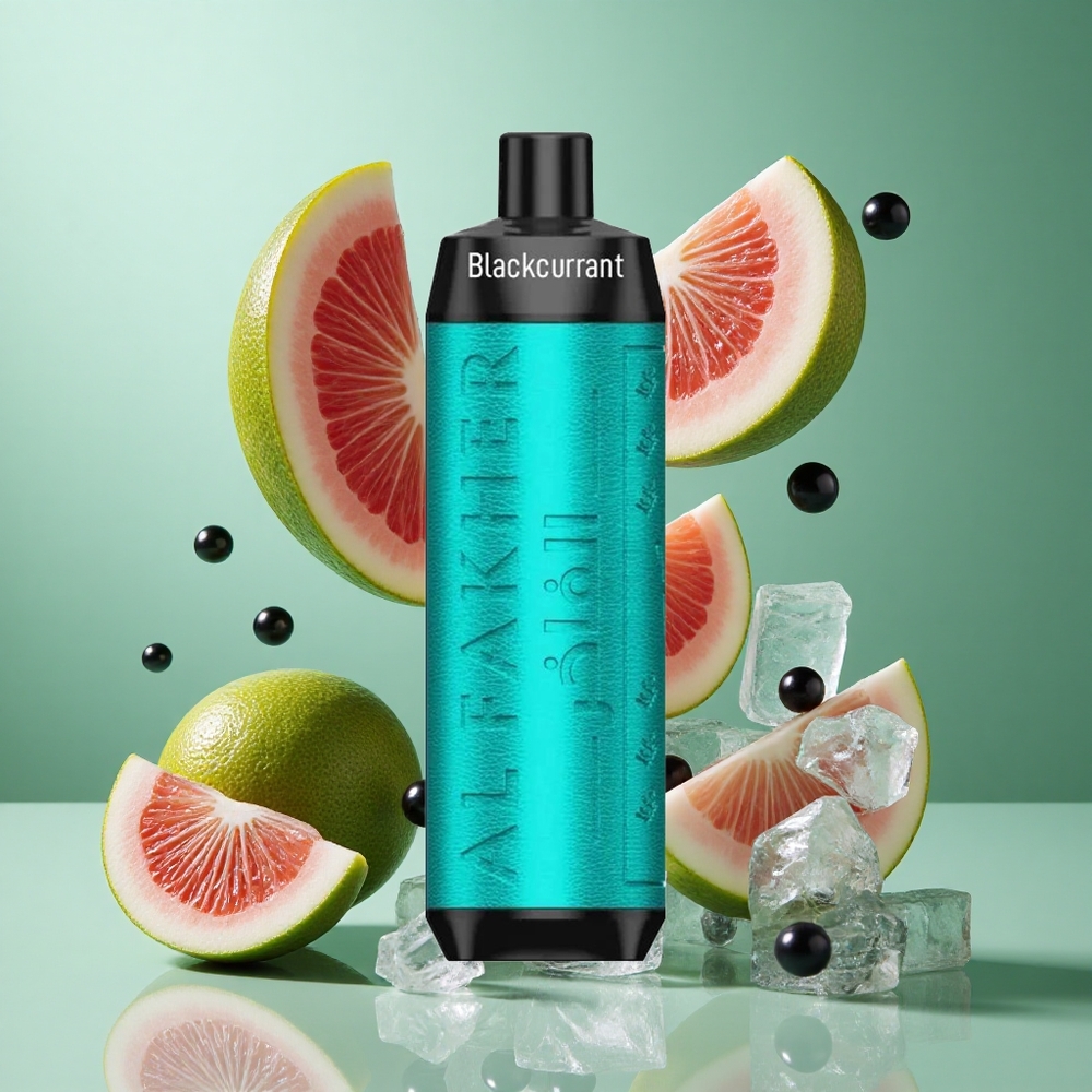 Al Fakher Crown Bar 8000 Black Currant Ice UK wholesale vapes 18ml e-Liquid Capacity