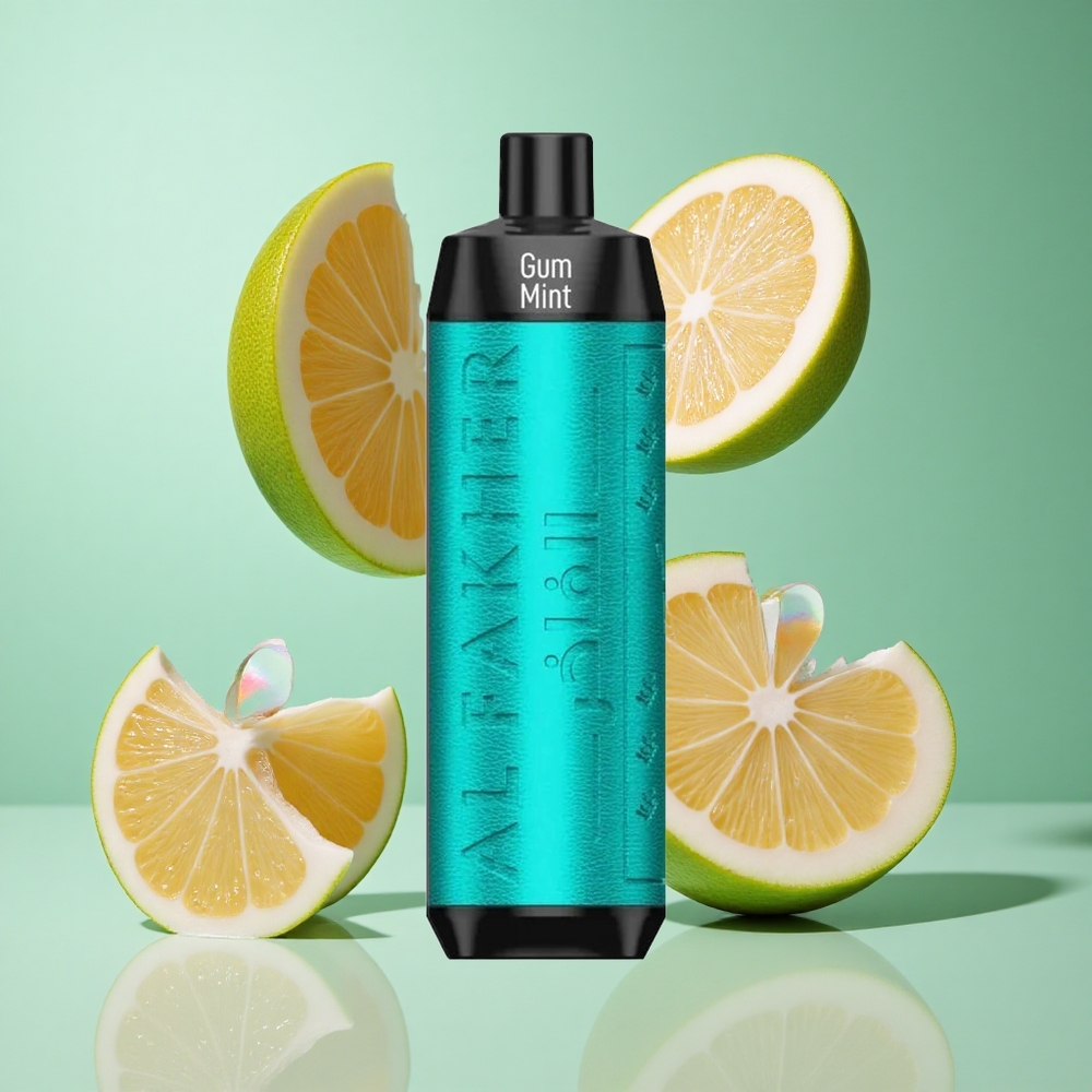 Al Fakher Crown Bar 8000 Crystal Gum Mint UK wholesale vapes 18ml e-Liquid USB-C 600mAh