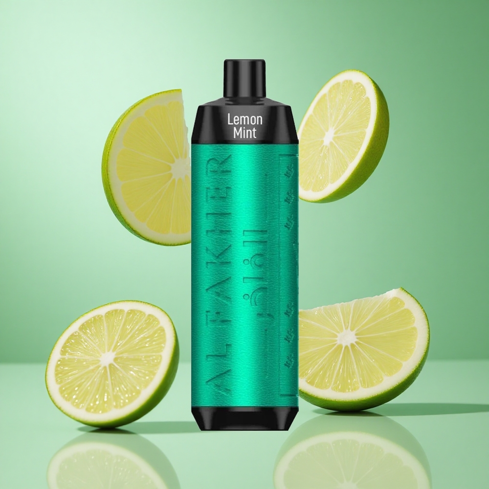 Al Fakher Crown Bar 8000 Lemon Mint UK wholesale vapes 18ml e-Liquid Capacity Compact And Sleek