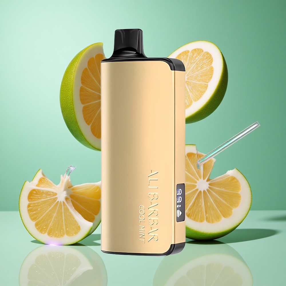 Alibarbar Ingot 9000 Puffs Cool Mint UK wholesale vapes 22ml E-liquid 2350mAh Battery