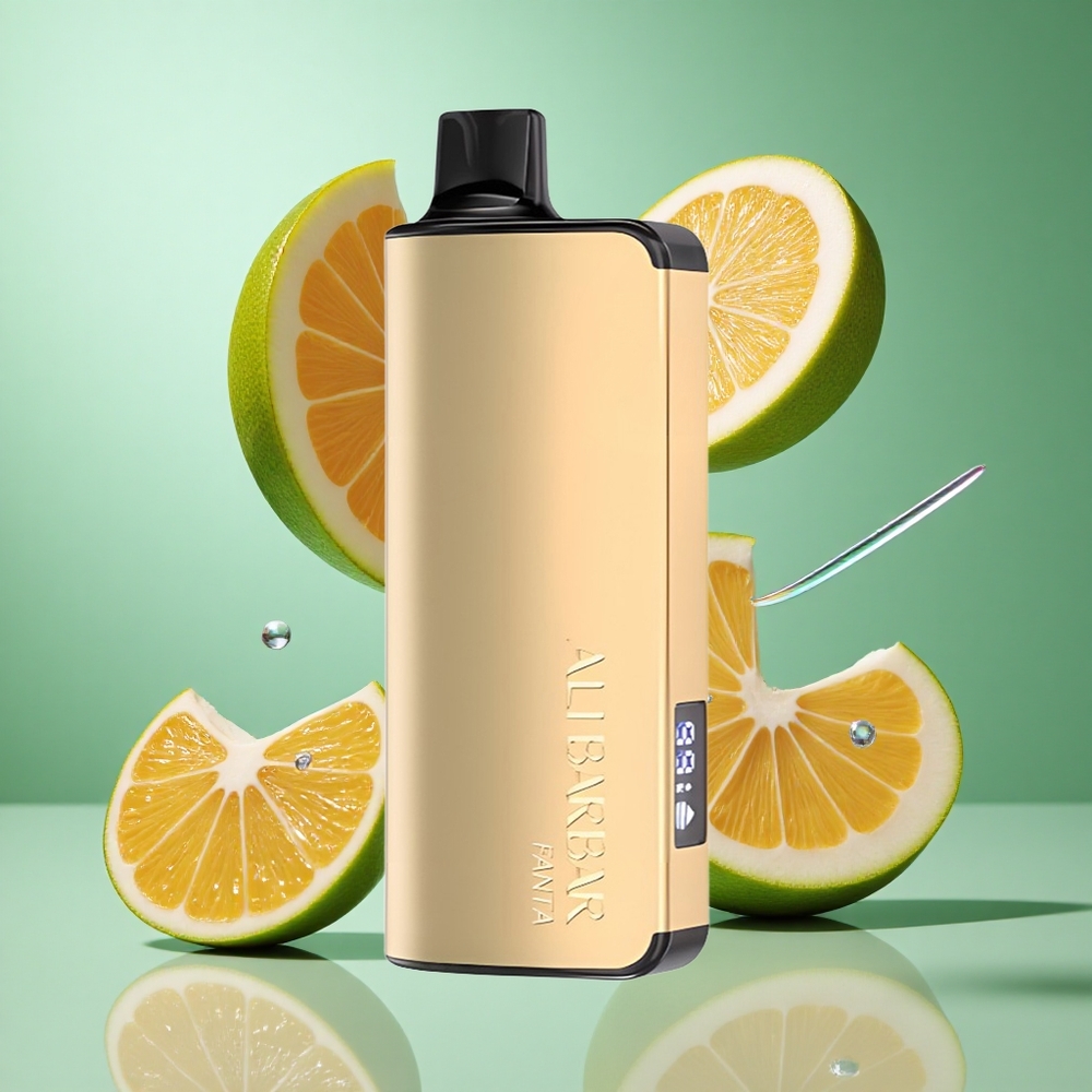 Alibarbar Ingot 9000 Puffs Fanta UK wholesale vapes 22ml LED Display