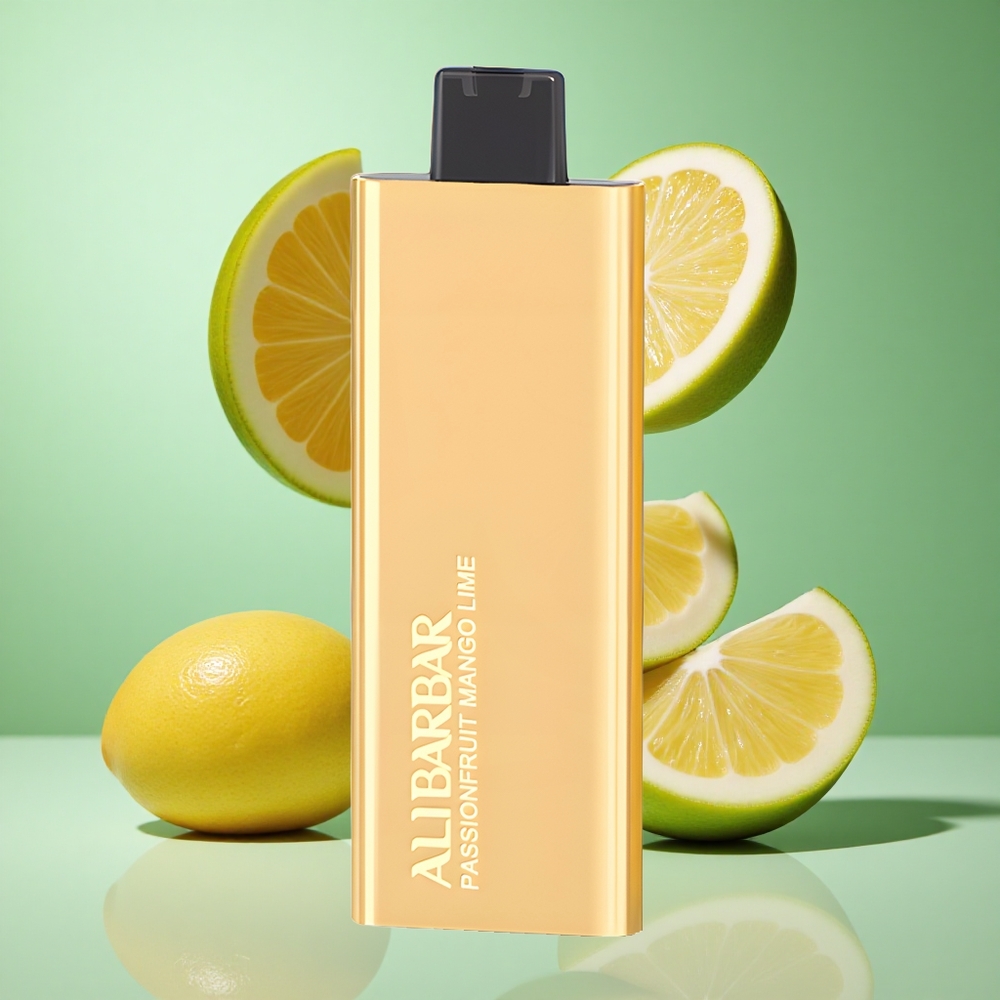 Alibarbar Pandora 7000 Puffs Passionfruit Mango Lime Disposable Vape UK Wholesale Vapes 17ml E-liquid