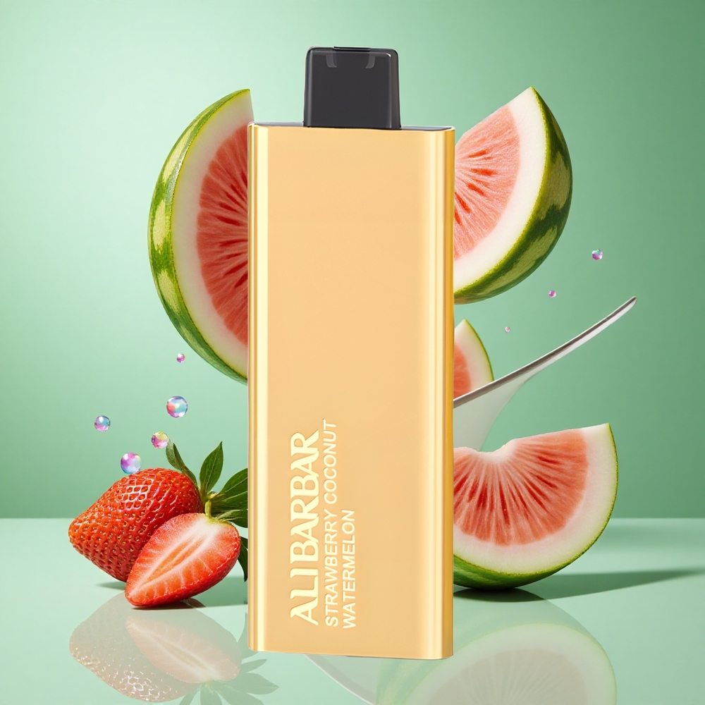 Alibarbar Pandora 7000 Puffs Strawberry Coconut Watermelon UK wholesale vapes 17mL