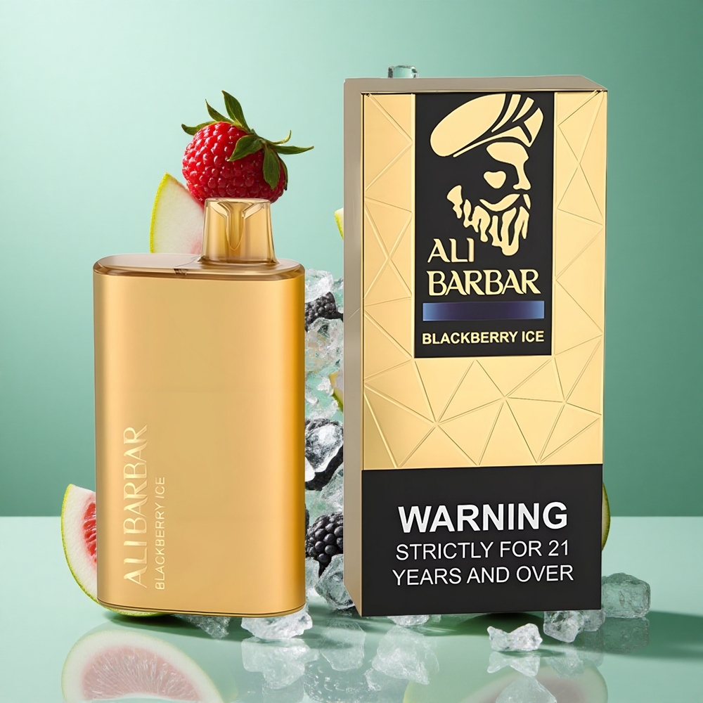 Alibarbar Rich 8000 Puffs Blackberry Ice Disposable Vape UK Wholesale Vapes 20ml Eliquid Capacity