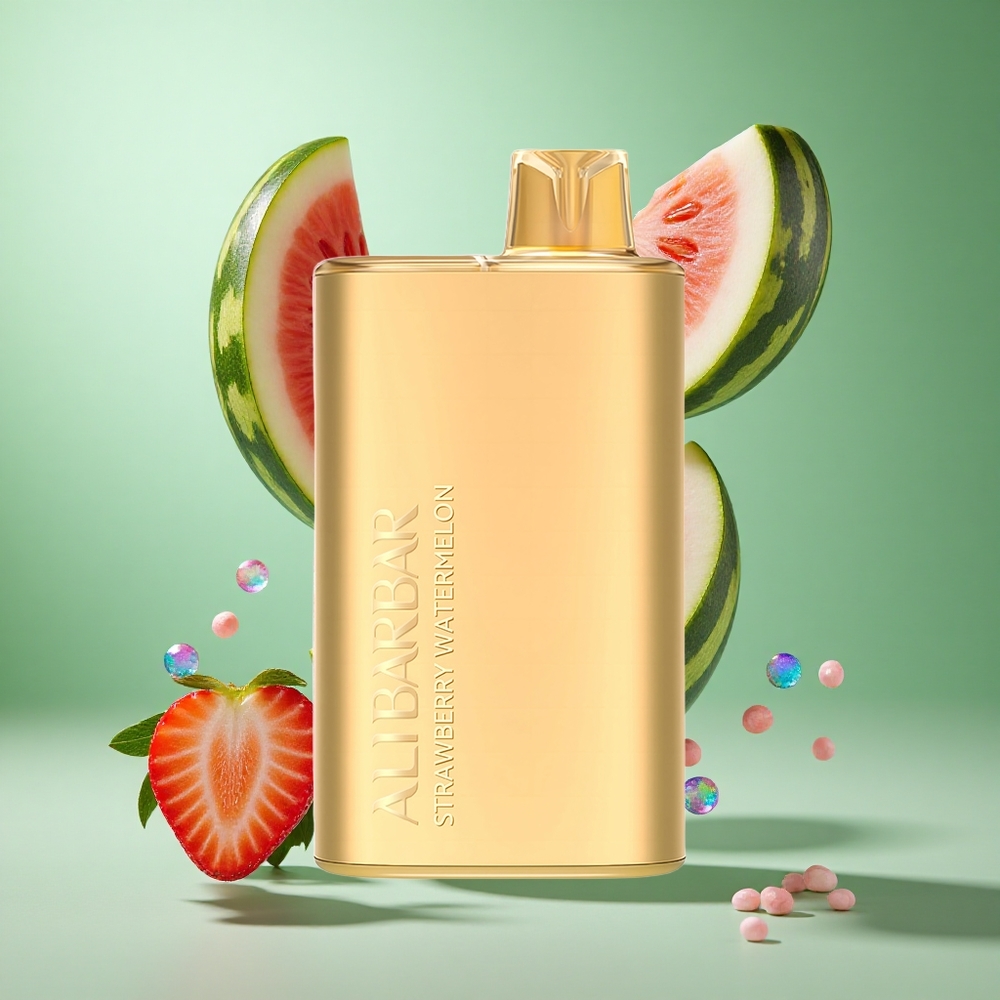 Alibarbar Rich 8000 Puffs Strawberry Watermelon Disposable Vape UK Wholesale Vapes 20ml E-liquid