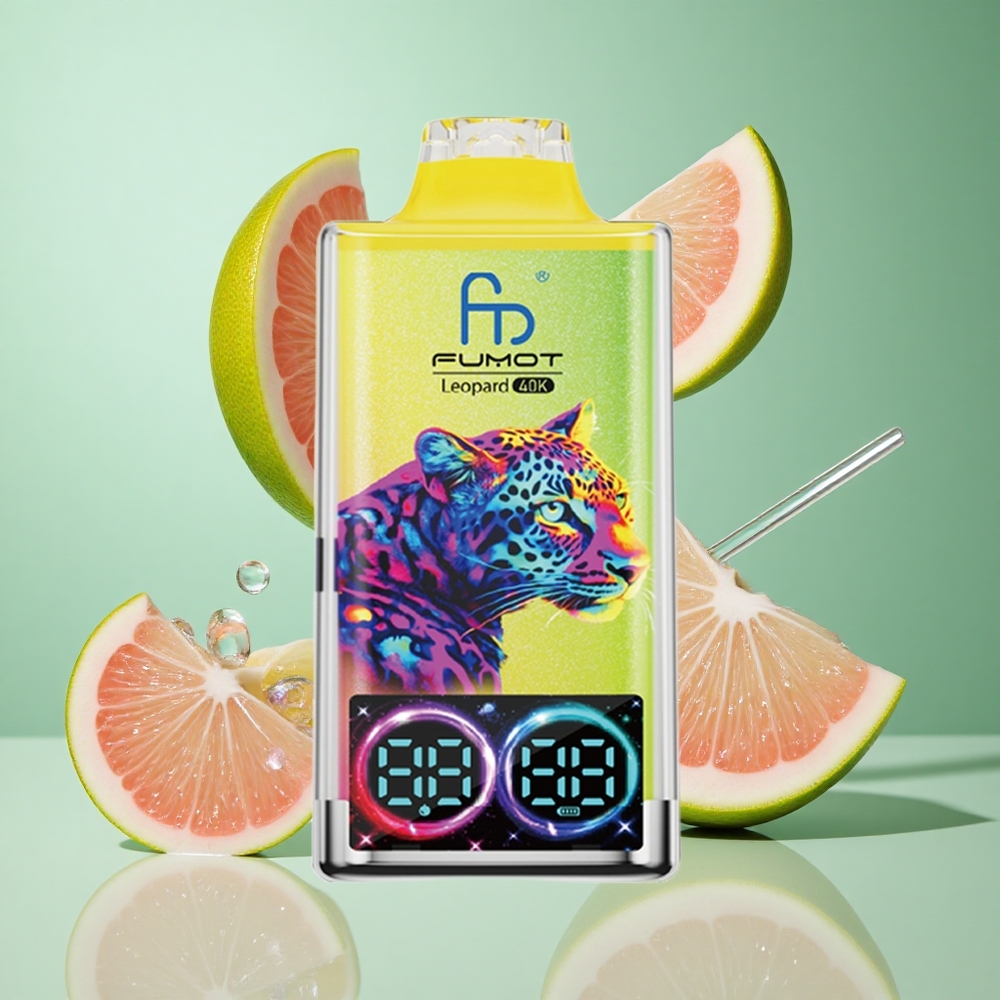 Fumot Leopard 40K Puffs Pink Lemonade Disposable Vape UK Wholesale Vapes Dual Mesh Type-C