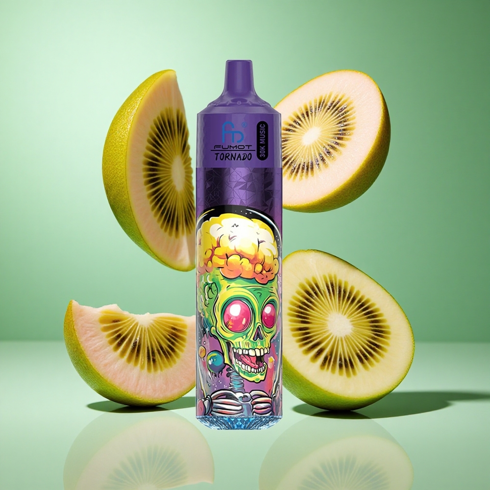 Fumot RandM Tornado 30000 Puffs Kiwi Passion Fruit Guava UK Wholesale Vapes 30mL 2%, 5% Nicotine
