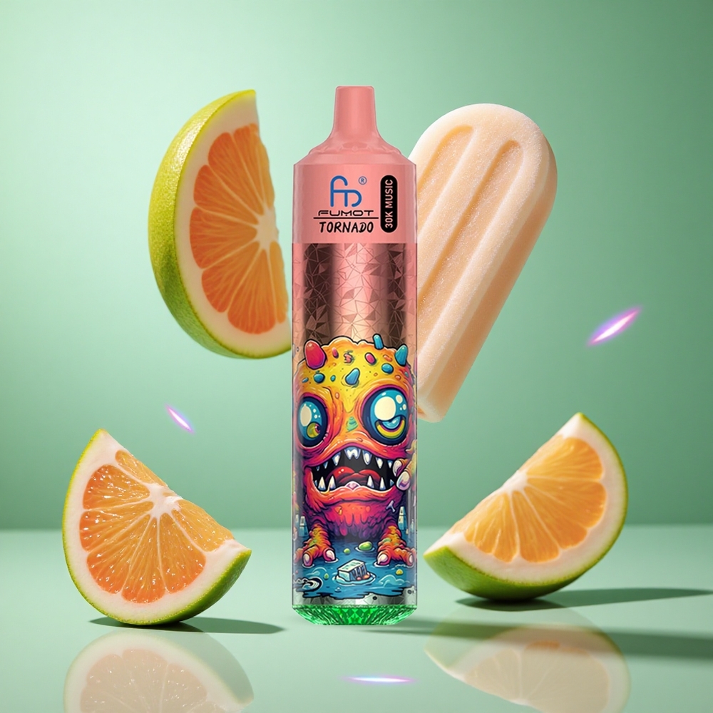 Fumot RandM Tornado 30000 Puffs Popsicles UK Wholesale Vapes 30mL Pre-Filled 2%, 5% Nicotine
