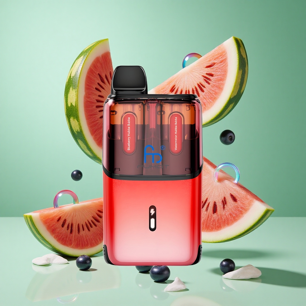 Fumot Ultra T32000 32000 Puffs Blueberry Hubba Bubba - Watermelon Hubba Bubba UK Wholesale Vapes 800mAh Battery