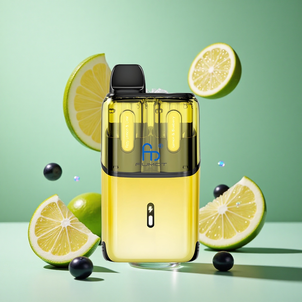 Fumot Ultra T32000 32000 Puffs Fizzy Lemon & Lime - Lemon & Blueberry UK wholesale vapes 800mAh Advanced Mesh Coil