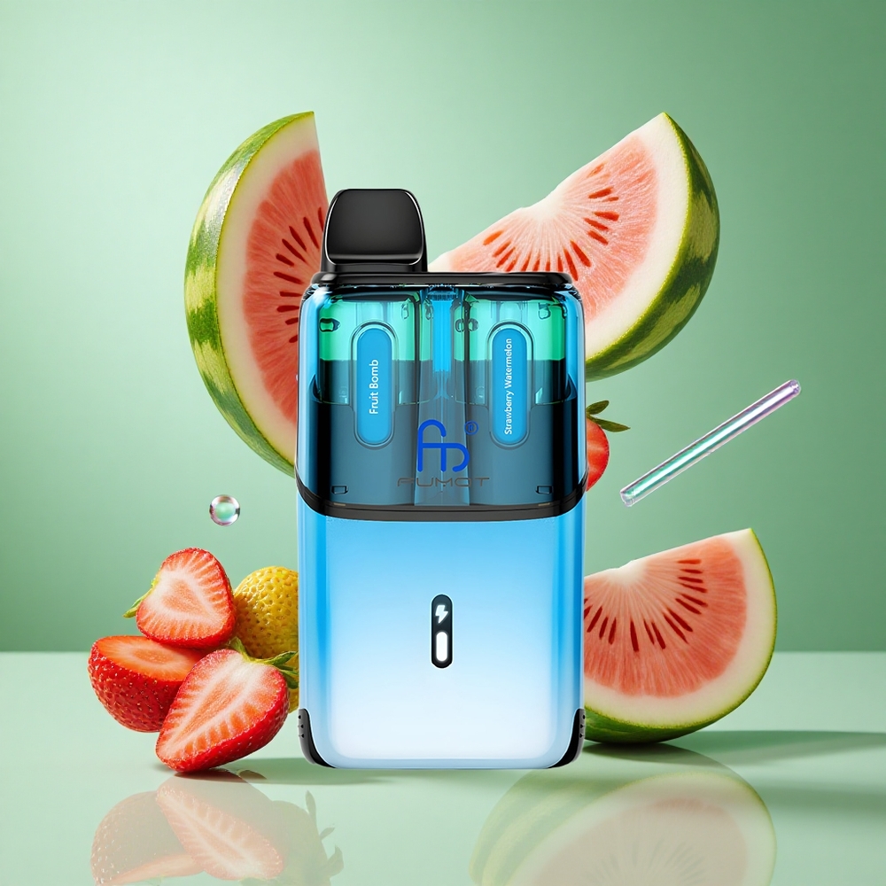 Fumot Ultra T32000 32000 Puffs Strawberry Watermelon UK Wholesale Vapes with 800mAh Battery