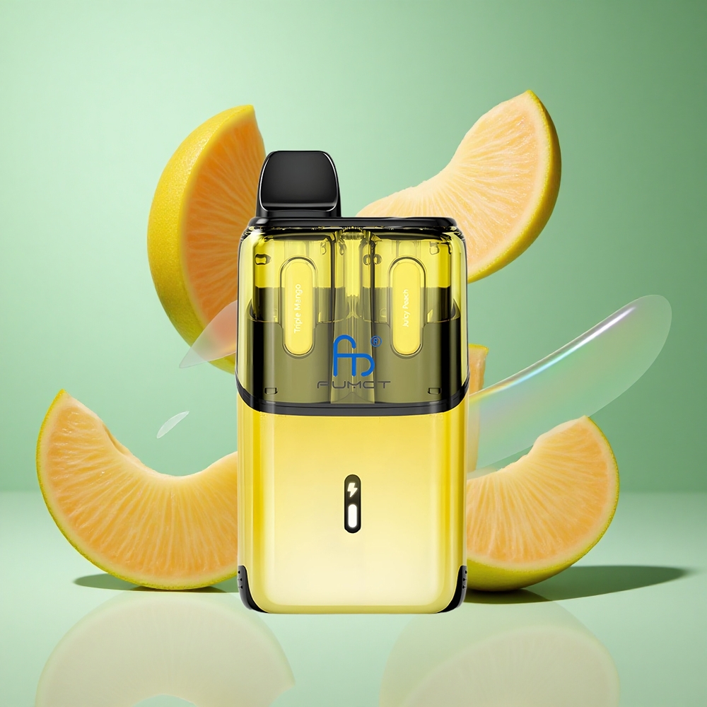 Fumot Ultra T32000 32000 Puffs Triple Mango Juicy Peach UK Wholesale Vapes 800mAh