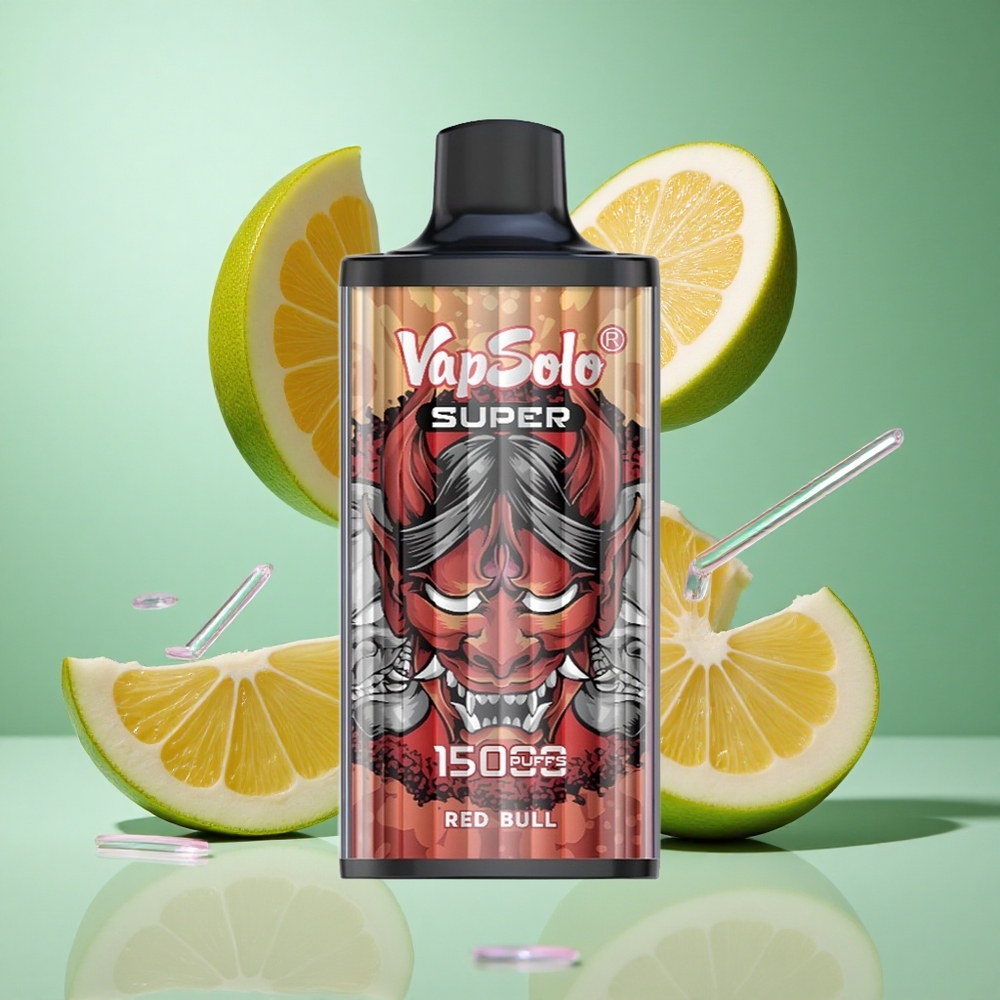 Vapsolo Super 15000 Puffs Red Bull UK wholesale vapes 40ml E-Liquid Type-C