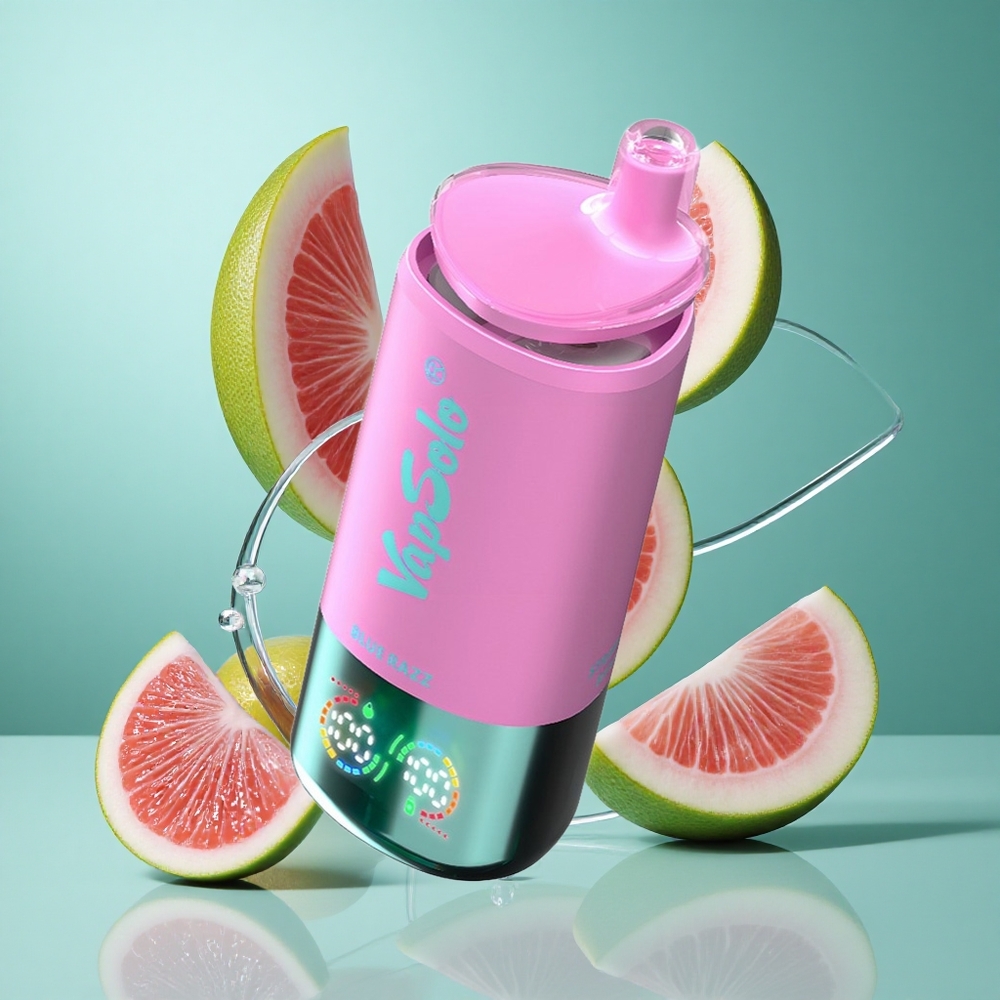 VapSolo Triple 30000 Puffs Blue Razz UK wholesale vapes with 40ml E-Liquid & Type-C Charging