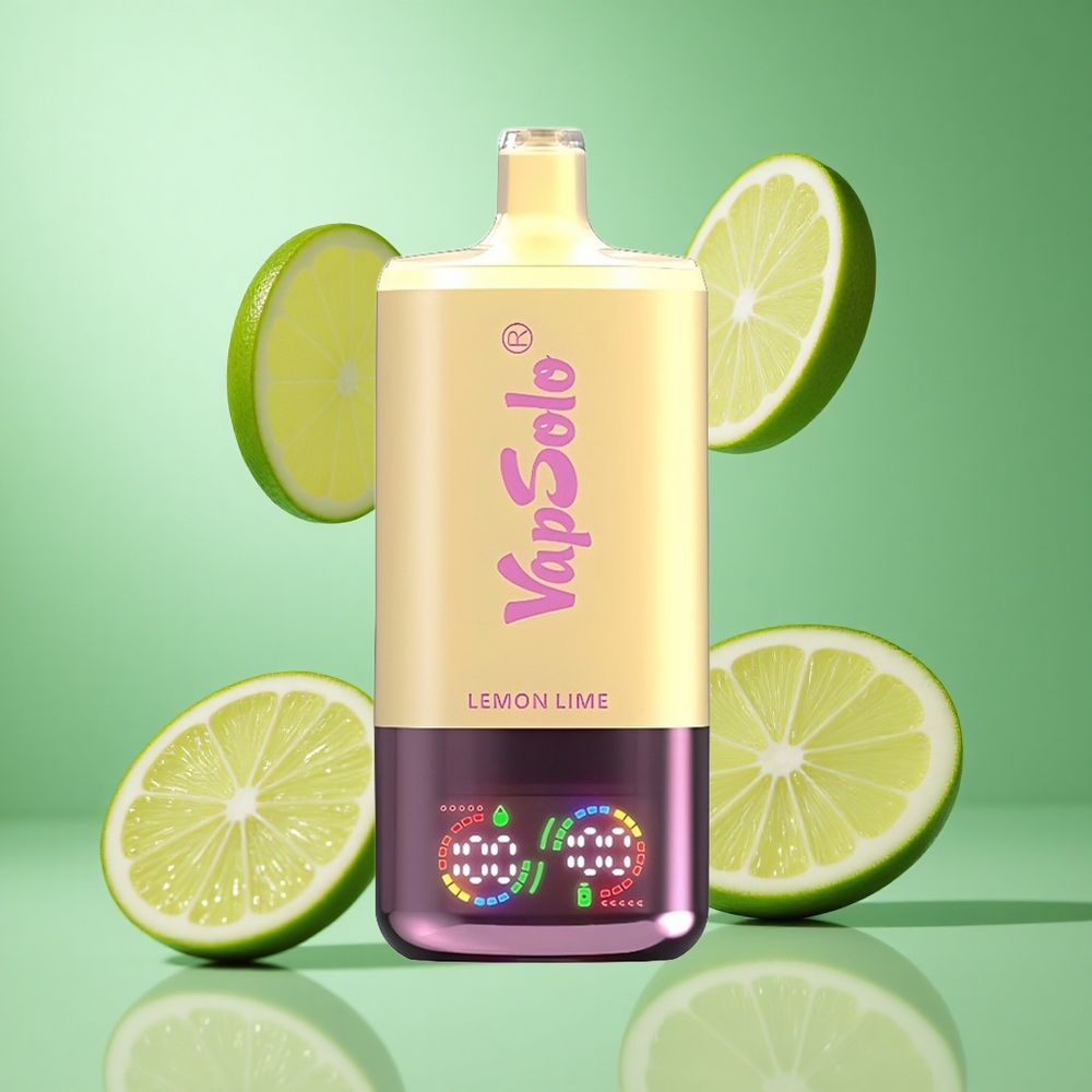 VapSolo Triple 30000 Puffs Lemon Lime UK wholesale vapes 40ml Type-C