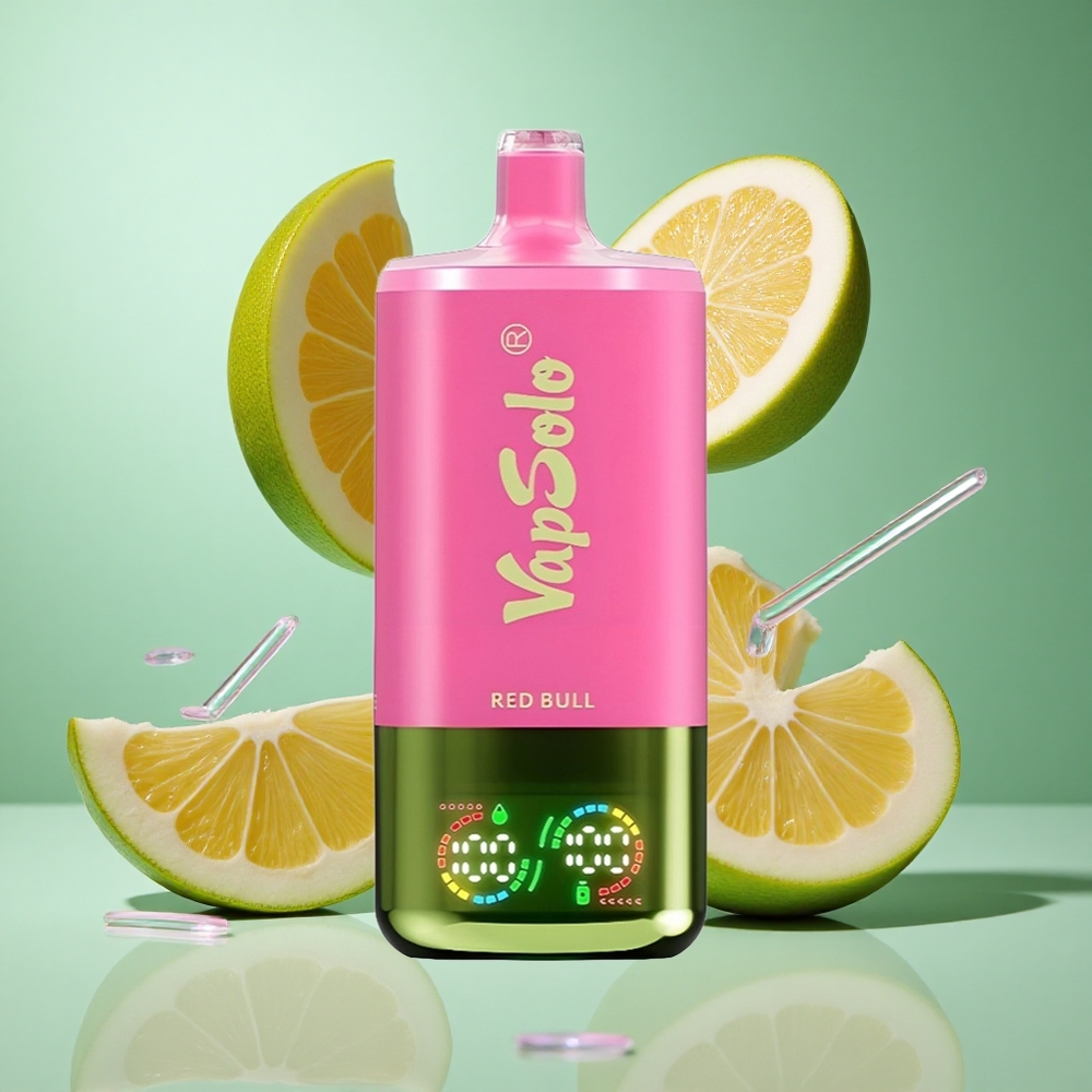 VapSolo Triple 30000 Puffs Red Bull UK Wholesale Vapes 40ml 3 Oil Tanks Type-C