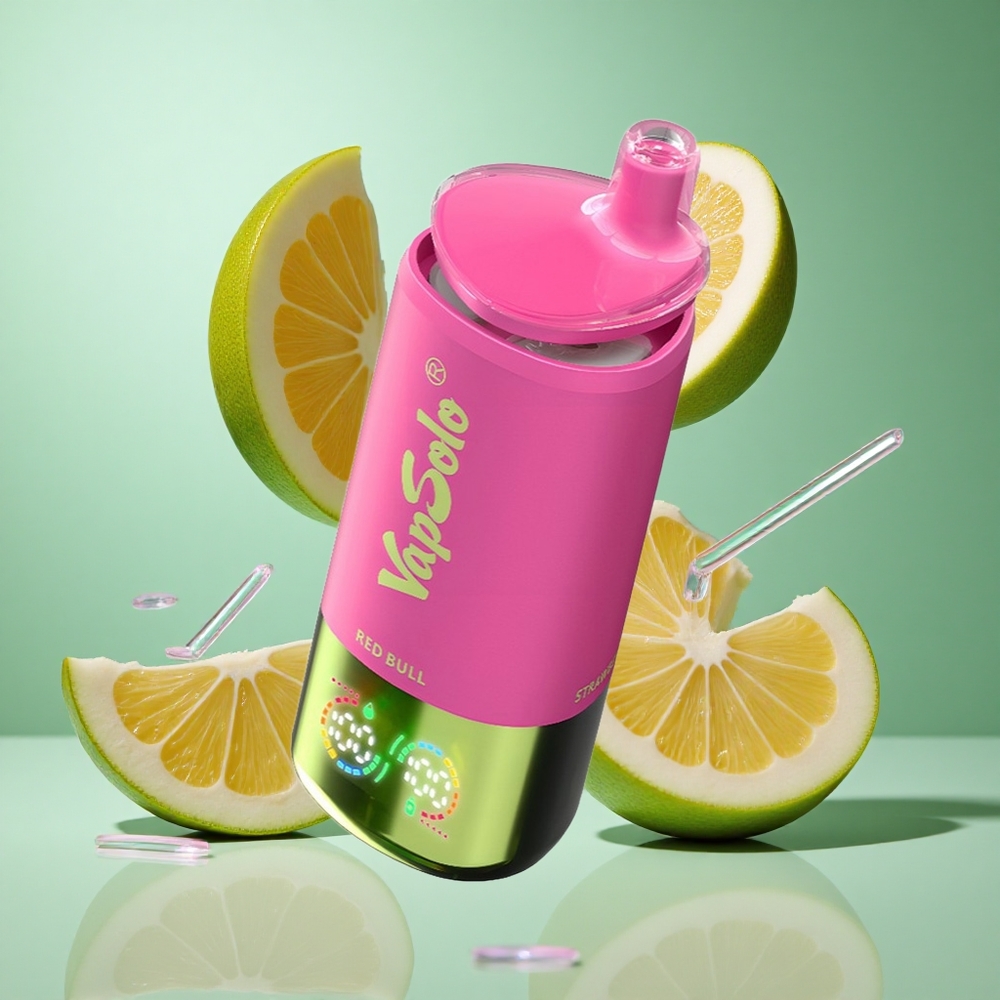 VapSolo Triple 30000 Puffs Red Bull UK Wholesale Vapes 40ml 3 Oil Tanks Type-C