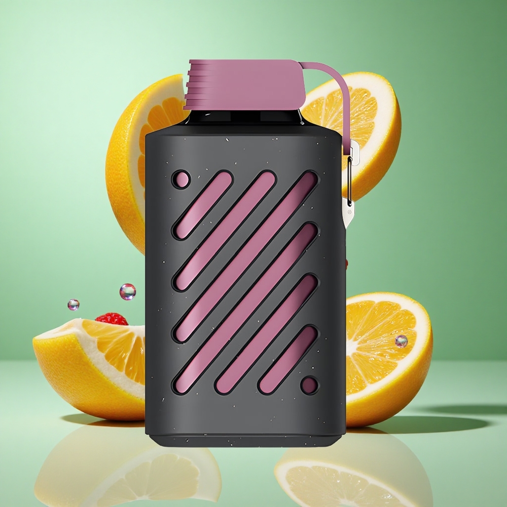 VOZOL GEAR 10000 Passion Fruit Raspberry Tangerine UK wholesale vapes with 65% PCR Materials & 20ml E-liquid