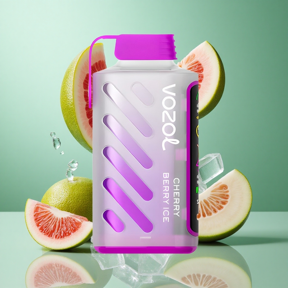 VOZOL Gear Power 20000 Puffs Cherry Berry Ice UK wholesale vapes with S.i.L.C. Tech & Dual Mesh Coil