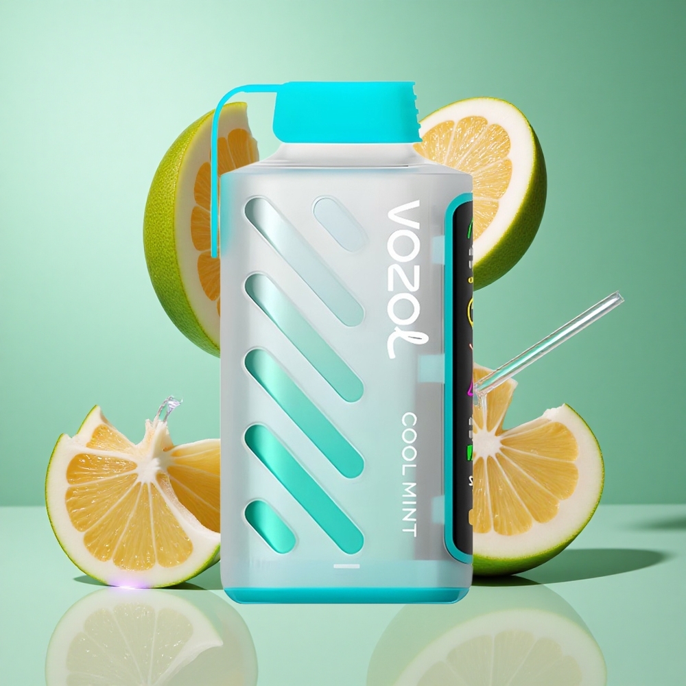 VOZOL Gear Power 20000 Puffs Cool Mint UK wholesale vapes with S.i.L.C. Tech & Dual Mesh Coil