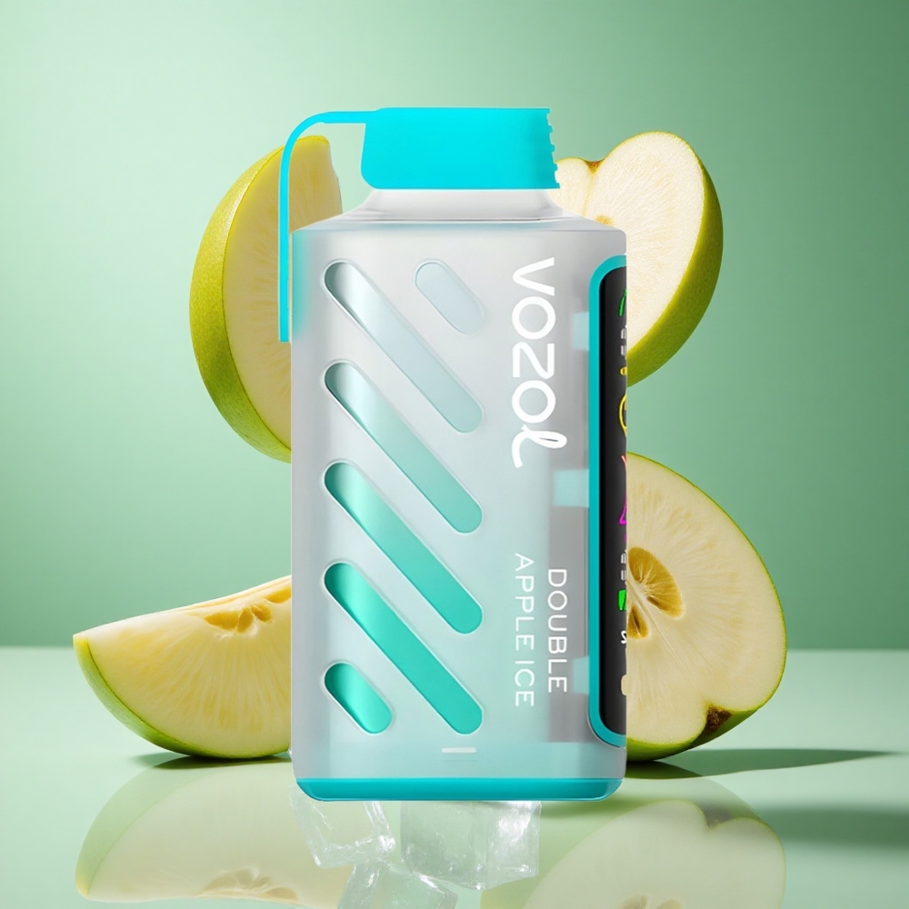 VOZOL Gear Power 20000 Puffs Double Apple Ice UK wholesale vapes with S.i.L.C. Tech & Dual Mesh Coil