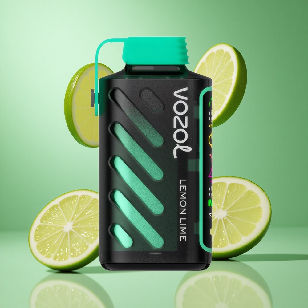 VOZOL Gear Power 20000 Puffs Lemon Lime UK wholesale vapes with S.i.L.C. Tech & Dual Mesh Coil