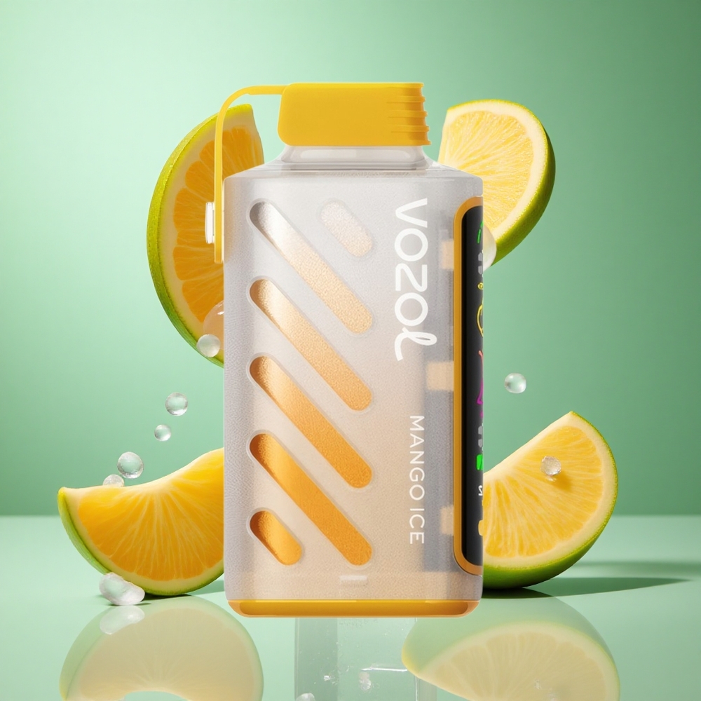 VOZOL Gear Power 20000 Puffs Mango Ice UK wholesale vapes with S.i.L.C. Tech & Dual Mesh Coil