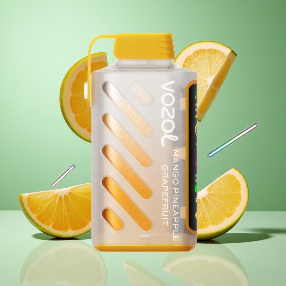 VOZOL Gear Power 20000 Puffs Mango Pineapple Grapefruit UK wholesale vapes with S.i.L.C. Tech & Dual Mesh Coil