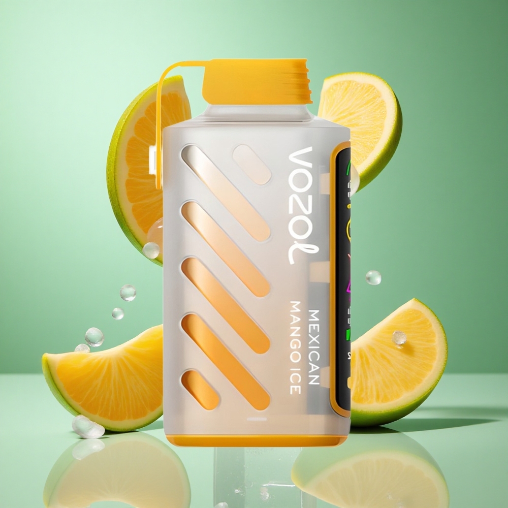 VOZOL Gear Power 20000 Puffs Mexican Mango Ice UK wholesale vapes with Dual Mesh Coil & Full Screen Display