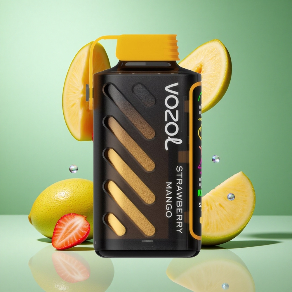 VOZOL Gear Power 20000 Puffs Strawberry Mango UK wholesale vapes with Dual Mesh Coil