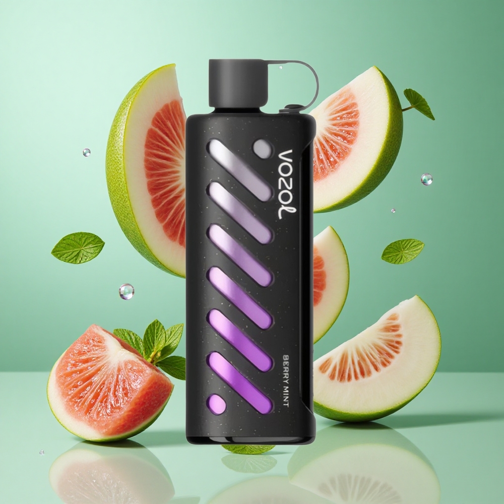 VOZOL Gear Shisha 25000 Puffs Berry Mint UK wholesale vapes with S.i.L.C Tech & Dual Mesh