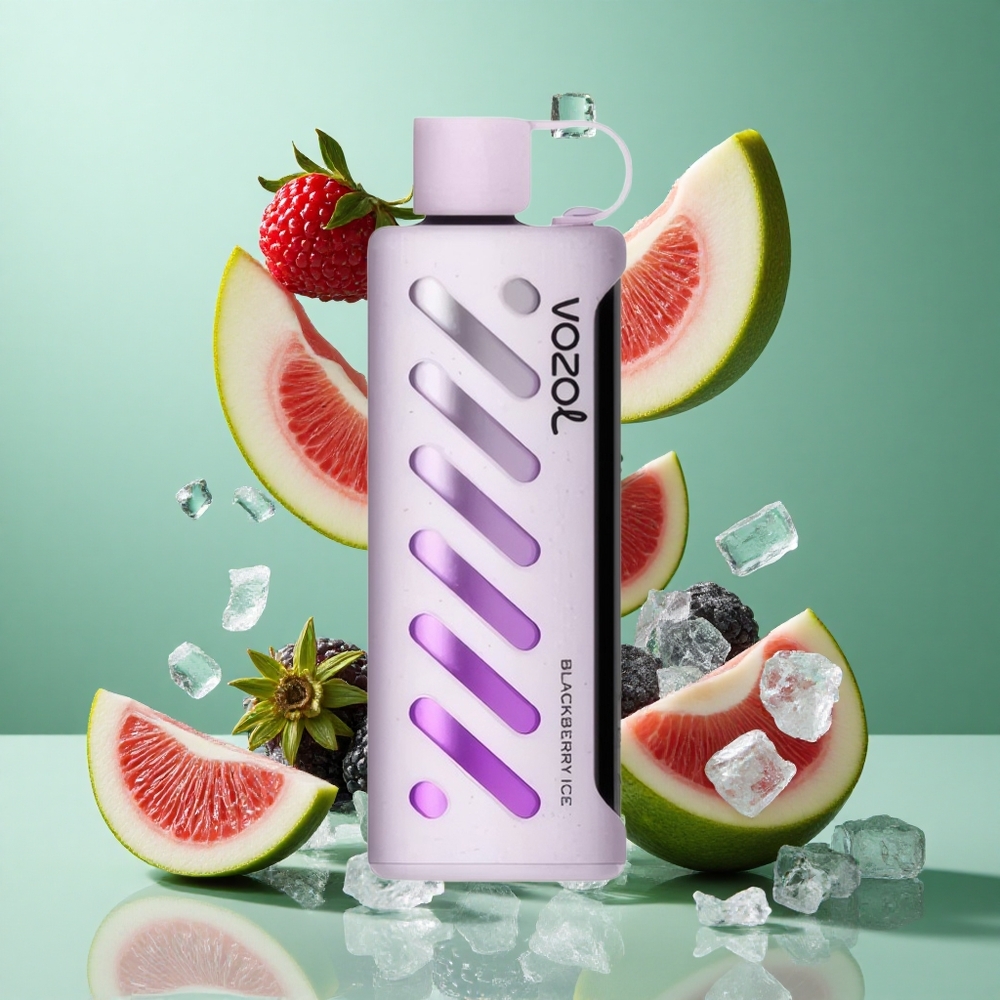 VOZOL Gear Shisha 25000 Puffs Blackberry Ice UK Wholesale Vapes Dual Mesh Dual Modes