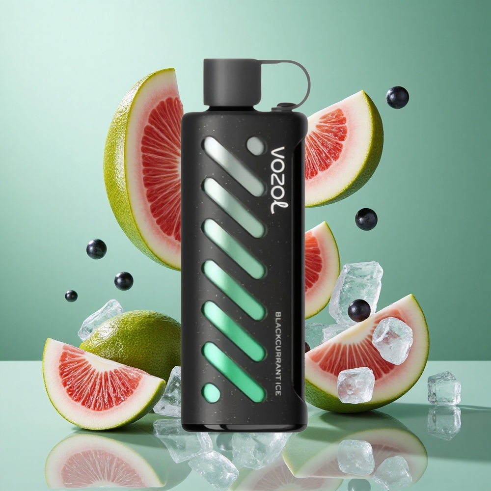VOZOL Gear Shisha 25000 Puffs Blackcurrant Ice UK wholesale vapes with Dual Mesh Dual Modes